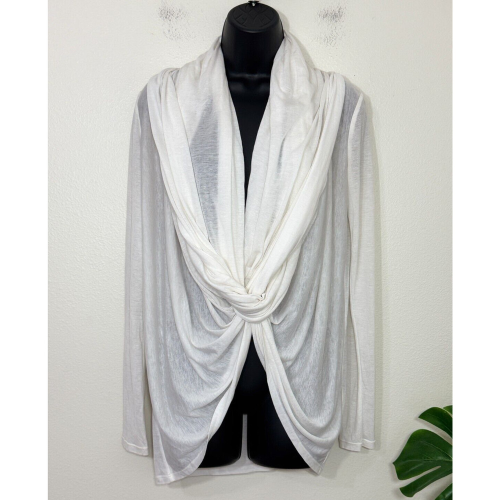 Alice & Olivia Drape Wrap Around Top Minimalist, S